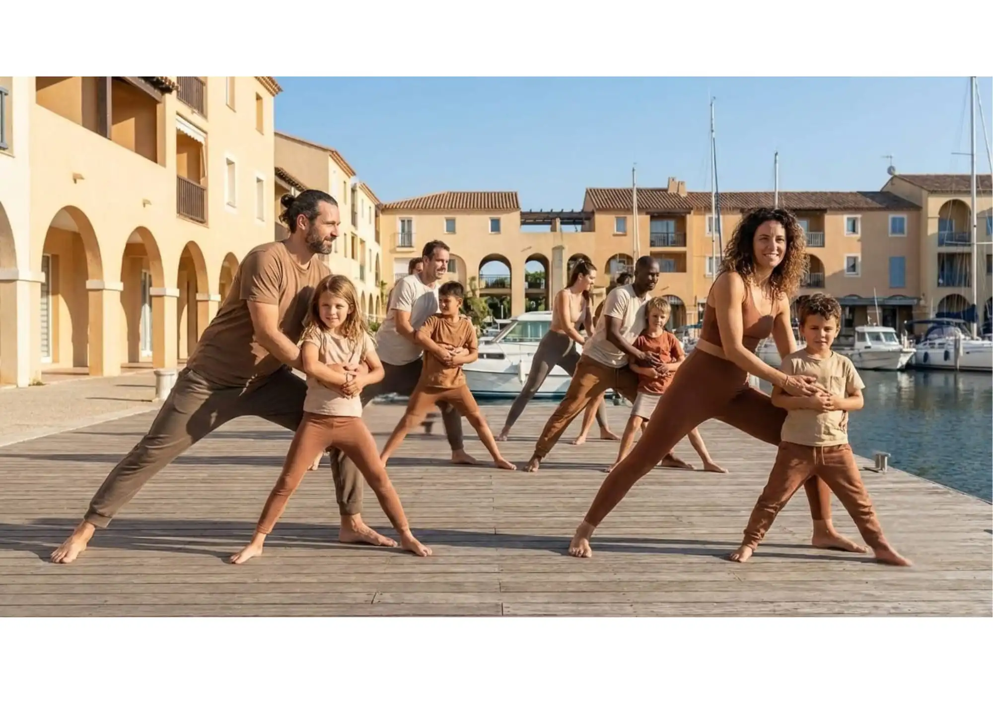 Séance de Yoga Chorégraphié Solidaire pour le Téléthon à Villeneuve-lès-Maguelone